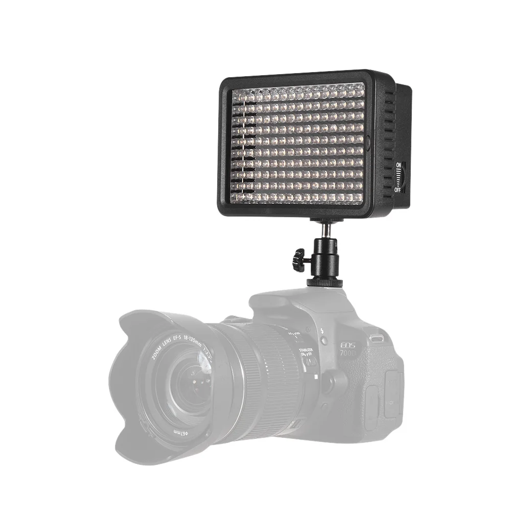 

Dimmable Ultra High Power 160 LEDs CRI 95+ LED Video Light 5600K Photography Fill Light with Color Filters for DSLR Camera
