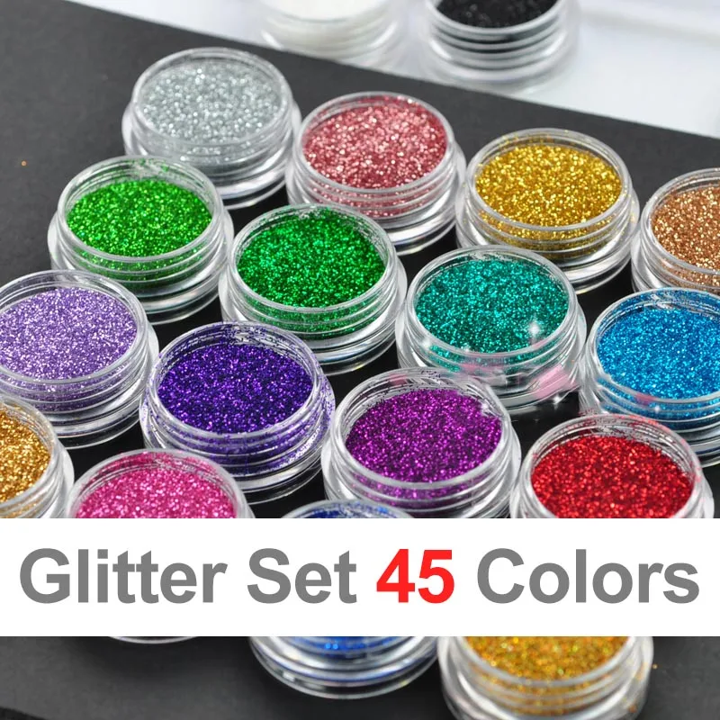 

WiRinef Bright Color Neon Effect Sparkly Nail Art Glitter Powder DIY Decoration Dust Gel Manicure Pigment Powder