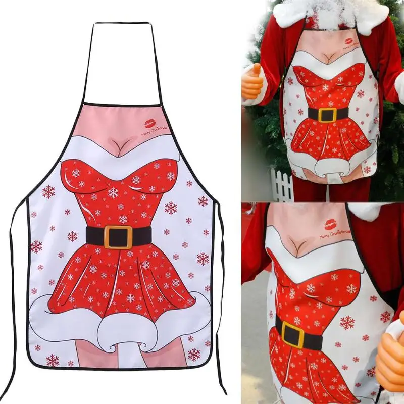 

Christmas Kitchen Aprons Cooking Aprons for Adults Women Men Dinner Party Apron Baking for Woman Xmas Decoration Accessories