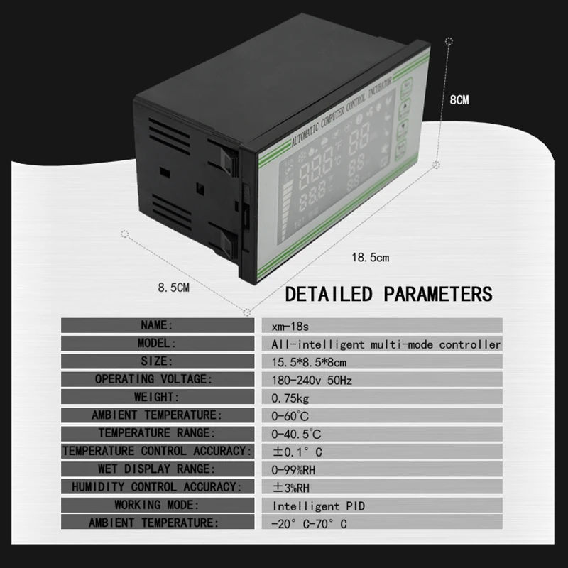 Xm 18S инкубатор для яиц регулятор термостат гигростат полностью автоматический