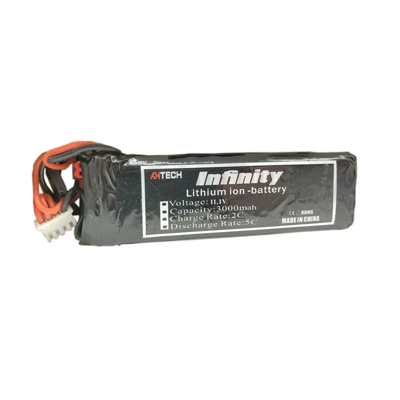 4 шт. AHTECH li-ion 3S 11 1 V 3000mAh 5C батарея для Frsky Taranis X9D радиопередатчик | Игрушки и хобби
