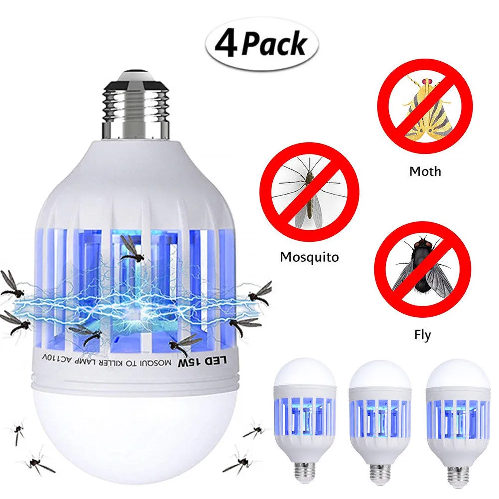 

2 in 1 LED Mosquito Killer Bulb E27 LED Bulb For Home Lighting Bug Zapper Insect Trap Lamp electric Pest Control Light UV Bulb