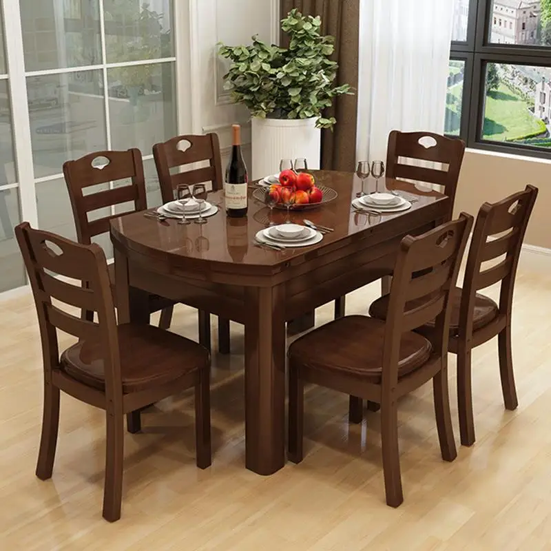 Redonda Langer A Manger Moderne Room Eettafel Tavolo Set Juego De Vintage Wooden Mesa Comedor Bureau Desk Tablo Dining Table