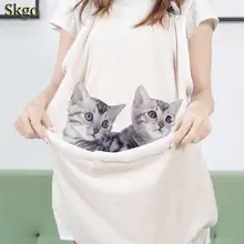 Собака, домашняя кошка с карманом из кораллового флиса, антипригарный фартук для парикмахера, лучший подарок для любимого кота, собак и т. д