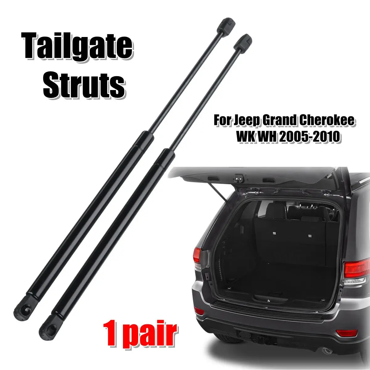 2 шт. задние газовые стойки для багажника Jeep Grand Cherokee WK WH 2005 2010 68025359AA