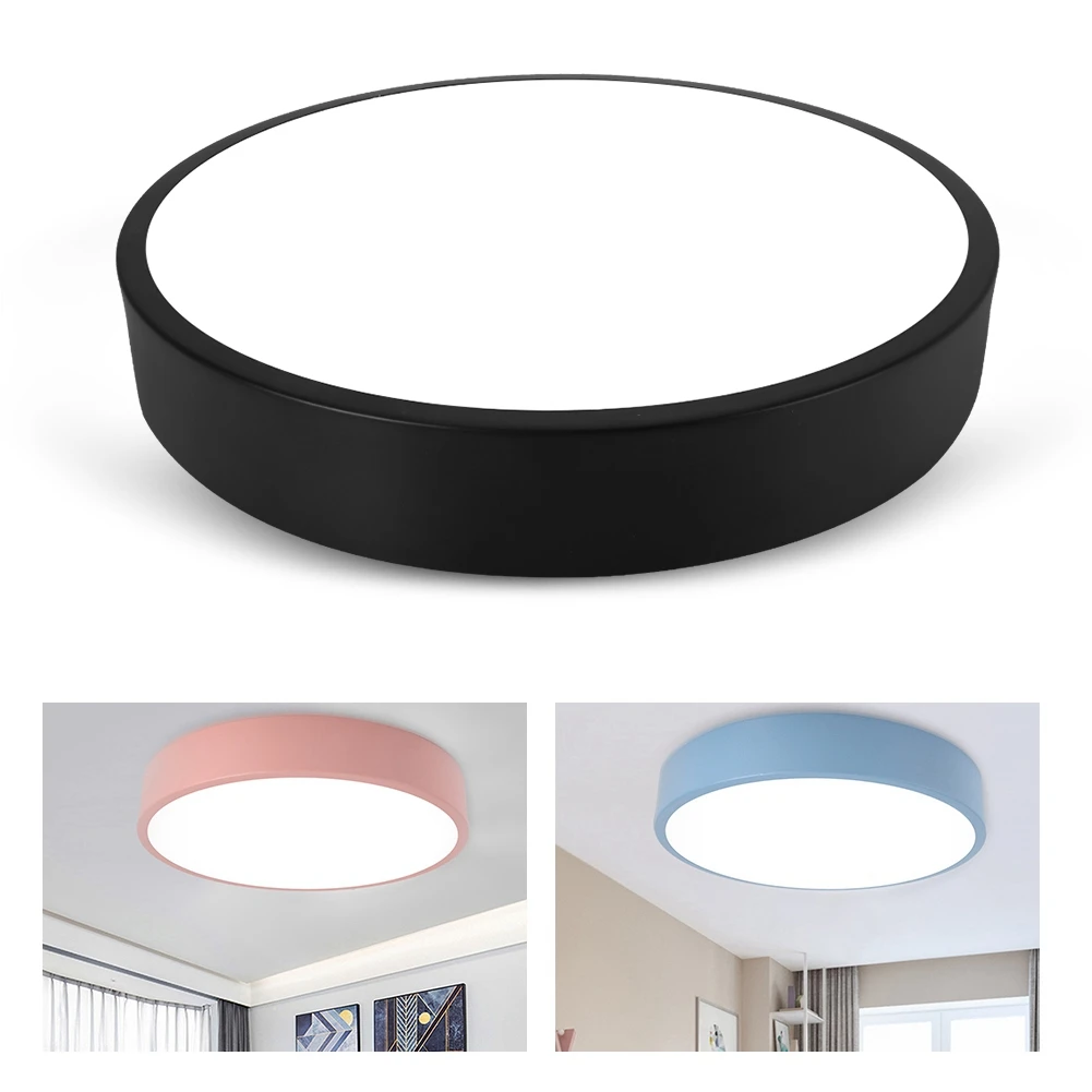 

LED Ceiling Light Ultra Thin Modern Style Round For Living Room Bedroom Dining Room Lamp AC 220V 12W