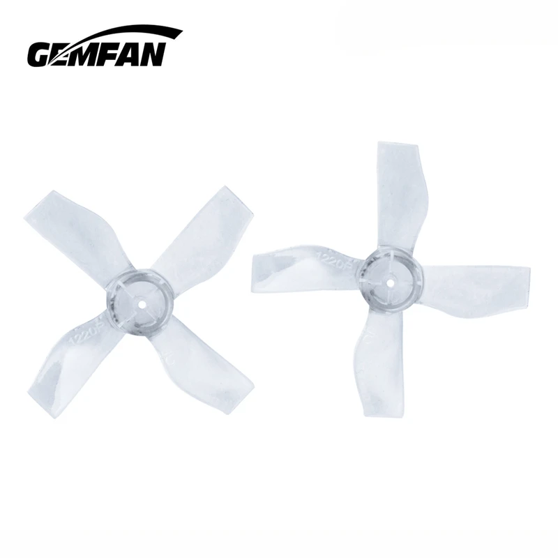 4 пары Gemfan 1220 1 2x2x4 31 мм отверстие лезвия Пропеллер для 0703-1103 RC Дрон FPV гоночный