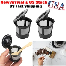 Кофейные и чайные фильтры для кофейных таблеток, совместимые с Keurig K Cup coffee system многоразовый фильтр для кофе с кофейной ложкой