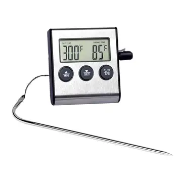 

Digital Oven Thermometer Kitchen Food Cooking Meat BBQ Probe Thermometer with Timer Water Milk Temperature Kitchen Cooking Tools