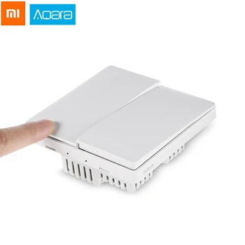 

Original Aqara Smart Light Fire Wire Zero Line Double Single Key ZiGBee Wall