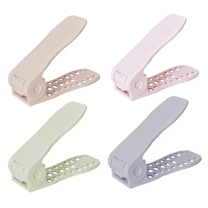 حذاء تخزين الرف مزدوجة قابل للتعديل دعم الحذاء الإبداعية خزانة خذاء الشمال الرياح DIY تخزين الرف المنزلية تخزين أداة