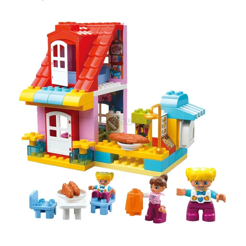 Mailackers Duplo 55001 Legoing большие частицы город Забавный удобный магазин 68 шт. блоки Duploe