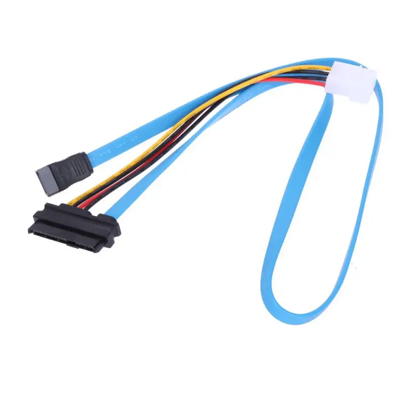 7 контактный SATA Serial ATA к SAS 29 Pin и 4 кабель адаптера питания|Компьютерные кабели
