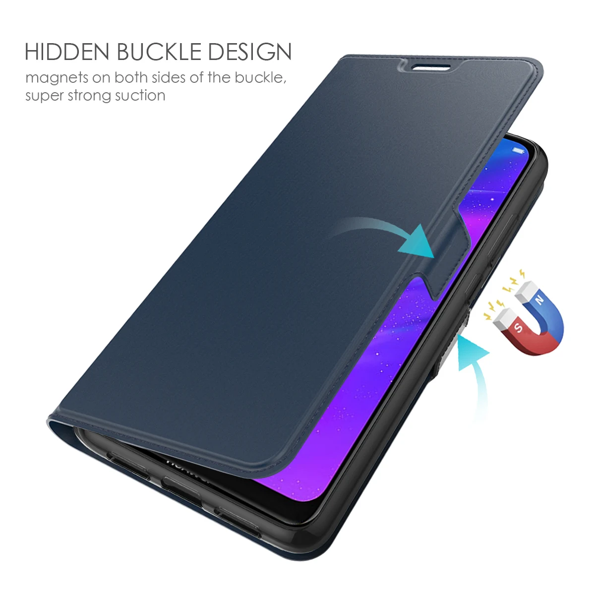 Чехол из искусственной кожи для Oppo Realme 3 OPPO F11 Pro с откидной крышкой и подставкой