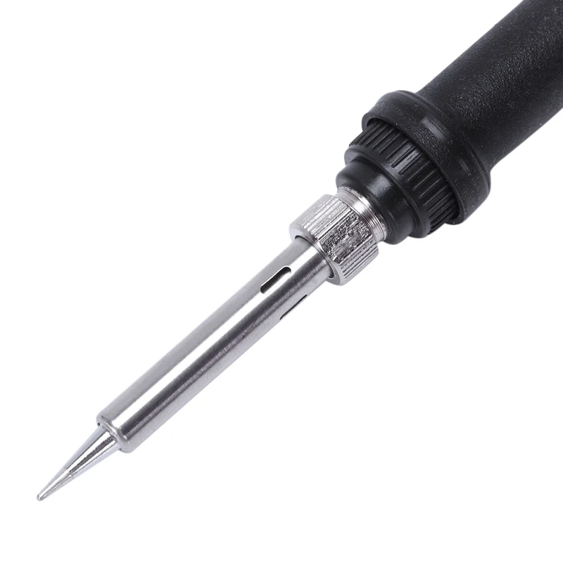 US Plug,60W 1100V Electric Soldering Iron Kit With Power Switch Adjustable Temperature Knob Welding Tool