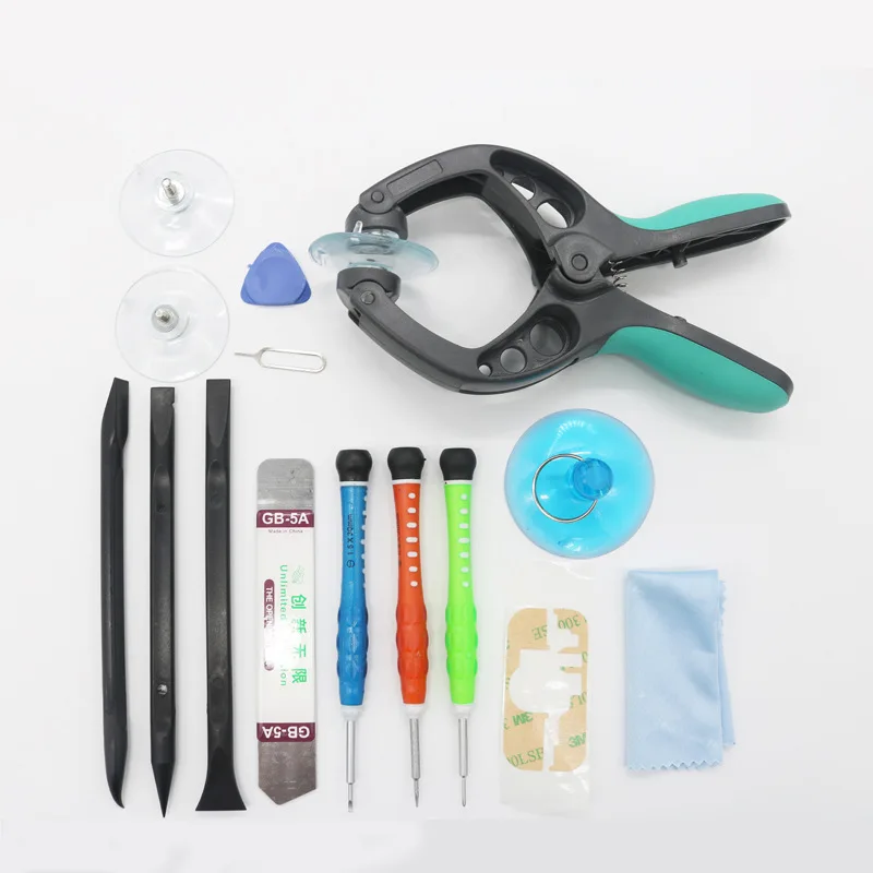 

15 In 1 Mobile Phone Repair Tool Kit Screen Opening Pliers Screwdriver Set For Iphone Samsung Accessory Bundles
