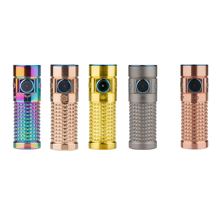 Новый Медный титановый перезаряжаемый светодиодный фонарик Olight S1R II медный Cu/Ti
