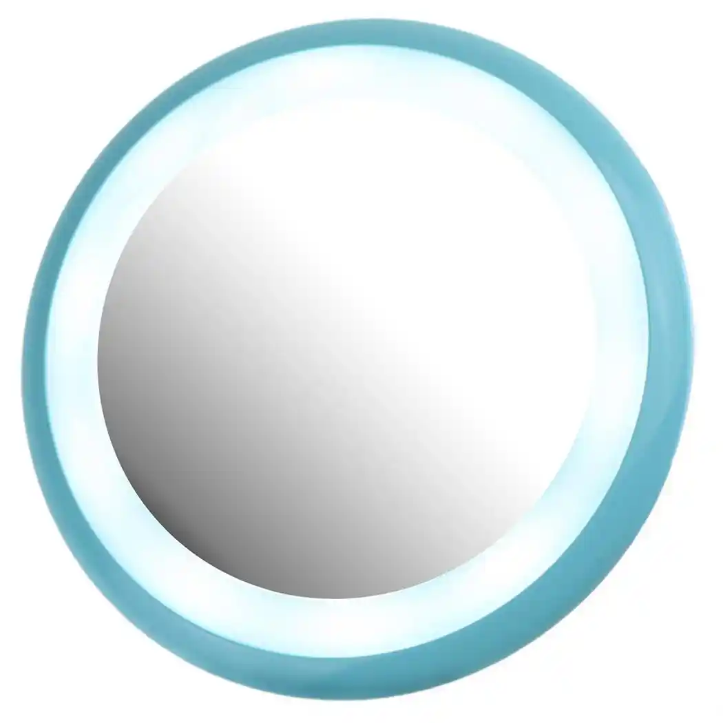 المحمولة مكياج مضيء جولة شكل دونات الوردي الأزرق Dc 5 V التجميل 500 Mah مرآة Usb إتهام 13 H 5 H Makeup Mirrors Aliexpress