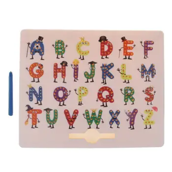 

Magnetic Alphabet Letter Drawing Board Hand-eye Coordination Early Learning Educational Toys Birthday Gift for Children Kids