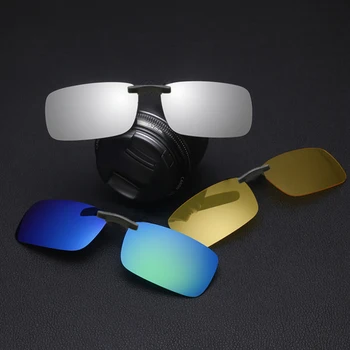 

Men Women Retro Polarized Clip On Flip Style Sunglasses UV400 Flip Style Polarized Fishing Eyewear Driving Goggles Sun Glasses