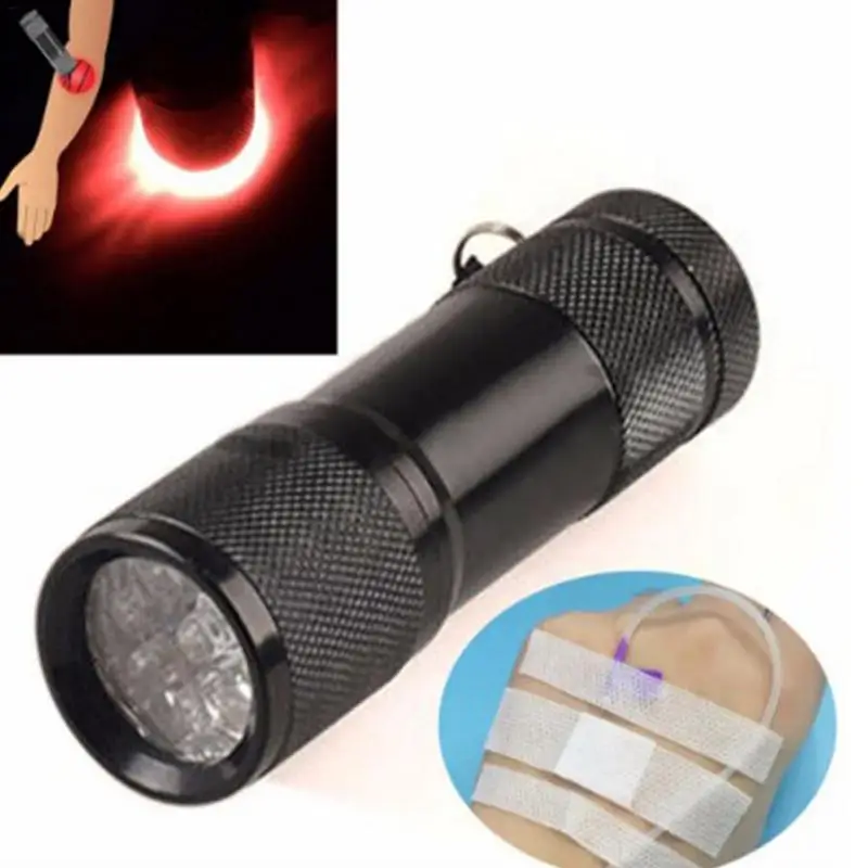 1700 Nm Optical Frequency Red LED Light Quickly Find A Vein Imaging Flashlight For Baby Adults Family Essential 40|Новизна освещения|