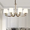 Cut Price Ditoon Post Modern Led Chandelier Nordic Lighting Living Room Bedroom Decor Light Luxury Glass Lamp Shape White Bronze Lusters 32958109209