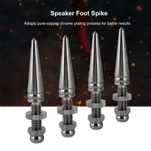 4 пары из чистой меди ударопрочный динамик для ног шип сабвуфер база подставка для ног Новинка