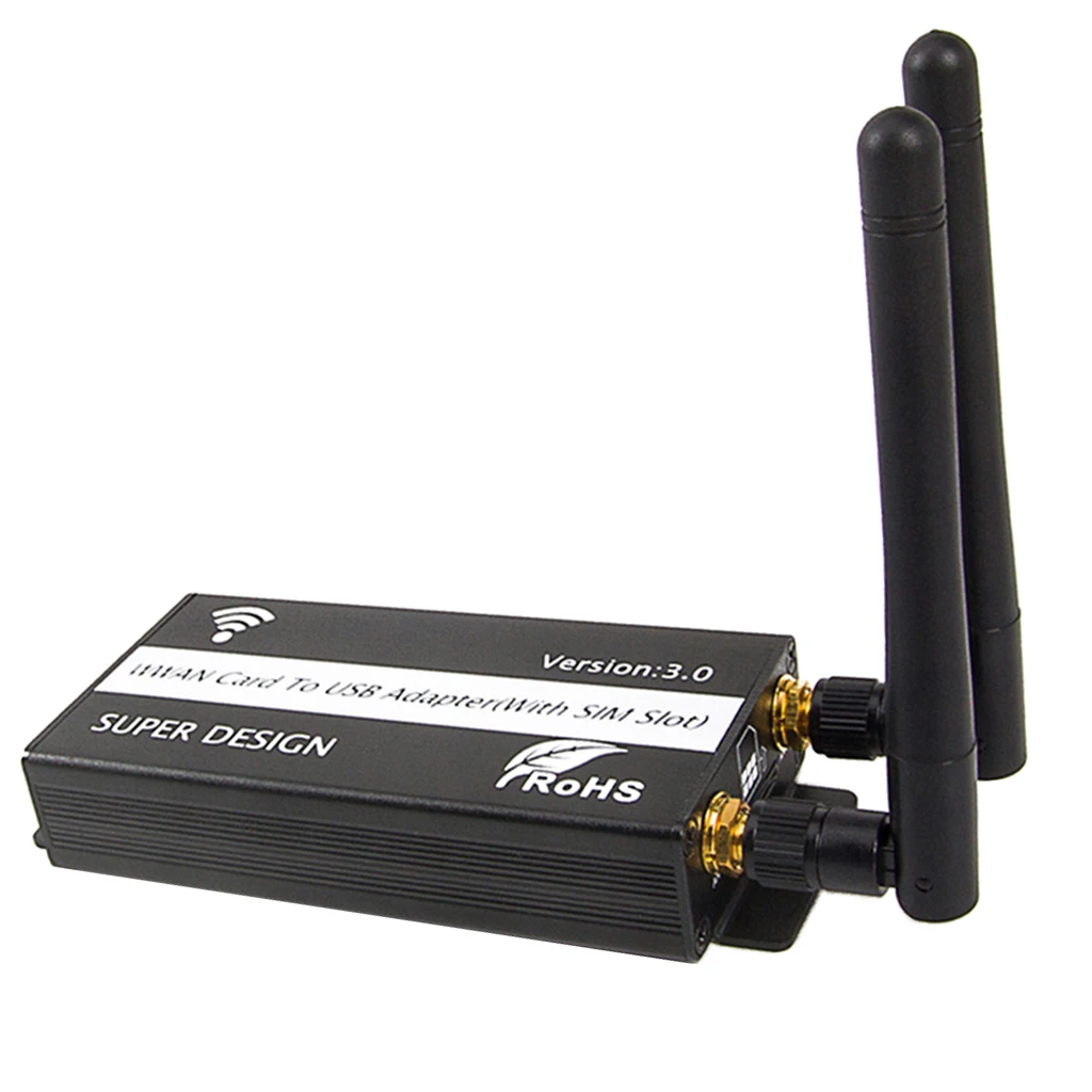 

Mini PCI-Express to USB Adapter Case With SIM Card Slot for 3G 4G LTE module