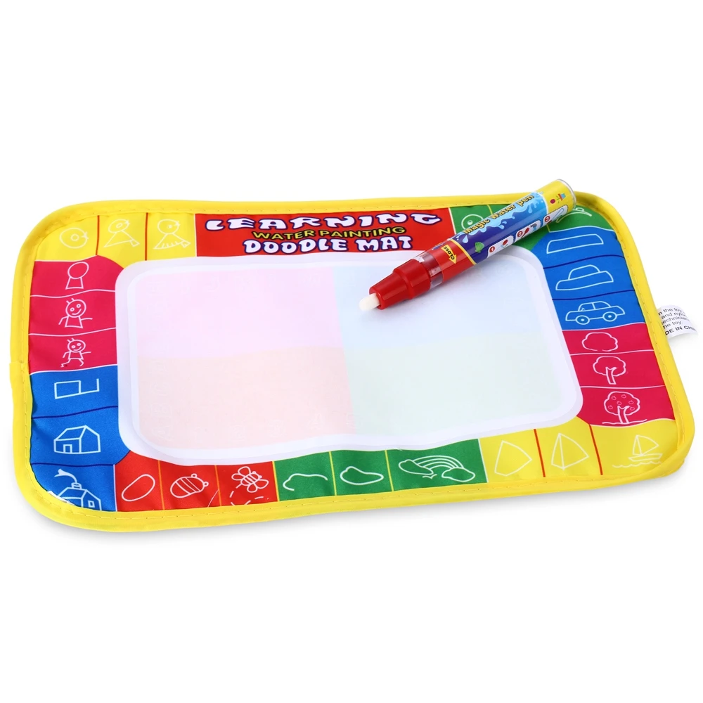 

CP1366 29 x 19cm Children Doodle Drawing Mat + Magic Pen Educational Toy