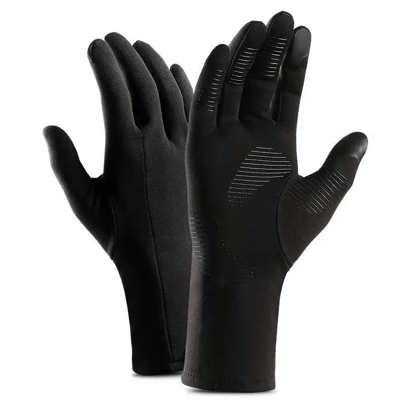 Спорт на открытом воздухе Guantes унисекс для женщин и мужчин носимые полный палец Сенсорный экран противоскользящие флисовые перчатки варежки велосипед дорожный