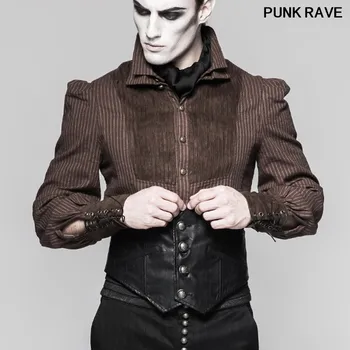 

Fashion Button Back Iron Buckle gentleman Belt Girdle Gothic Vintage Gorgeous Pattern men Girdle Court party PUNK RAVE S-211