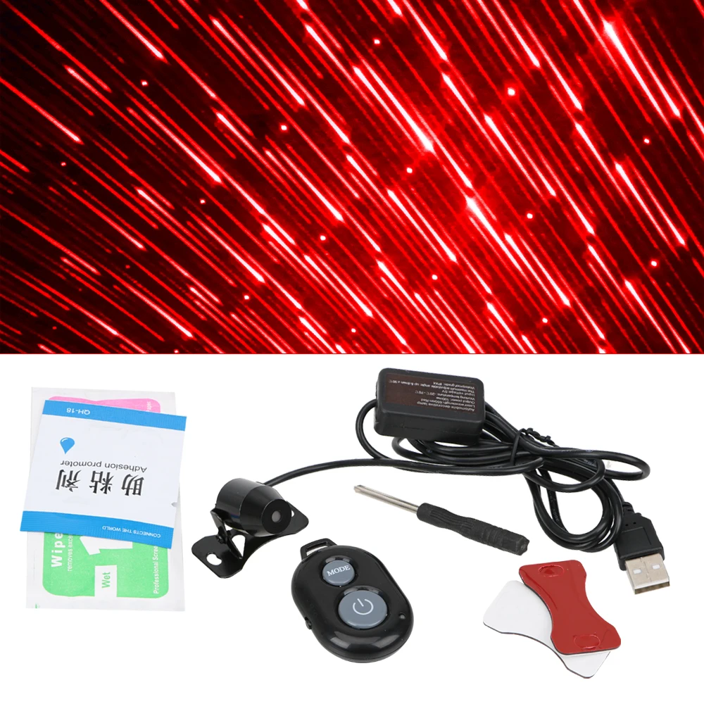 Voice Control Interior Decorative Light Remote Control Atmosphere Ambient Star Light LED Light DJ Colorful Music