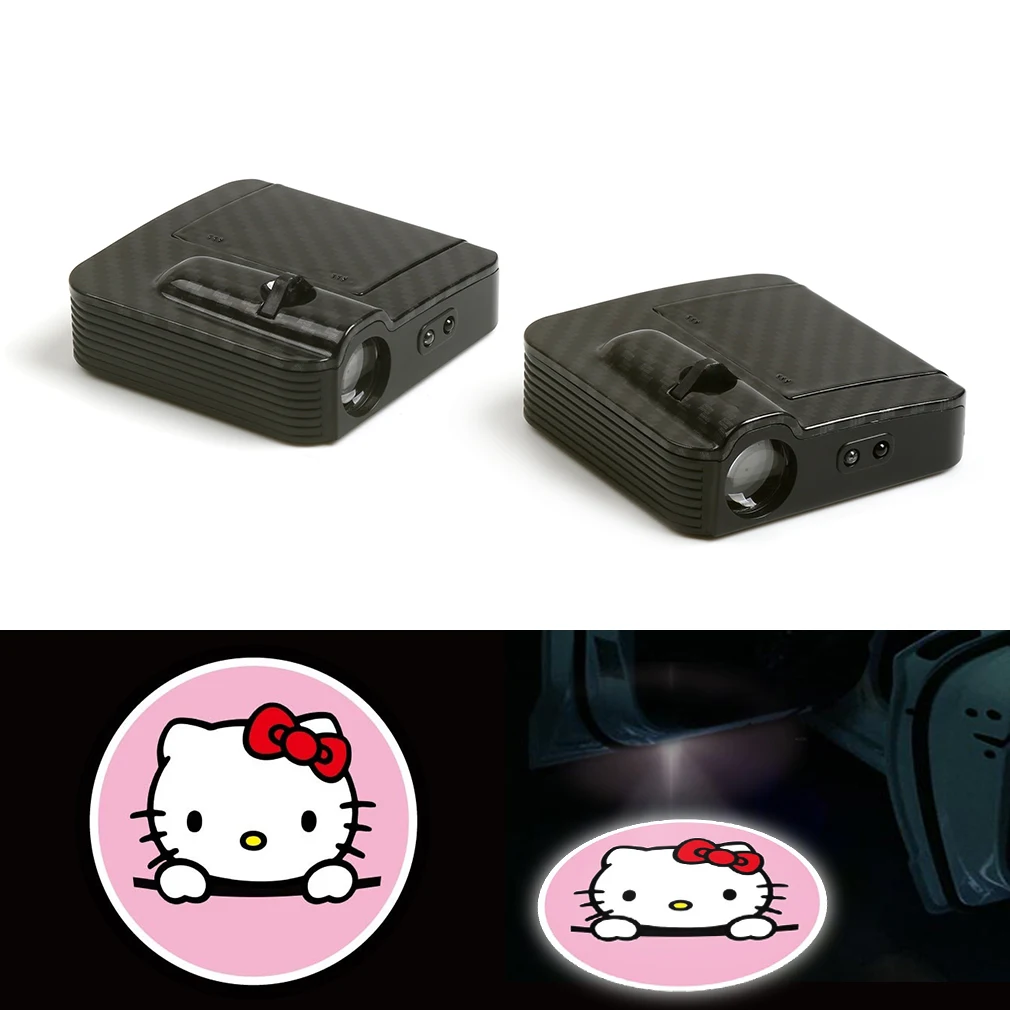 

Wireless Hello Kitty 1 Courtesy Car Logo Door Ghost Shadow Laser Projector Light