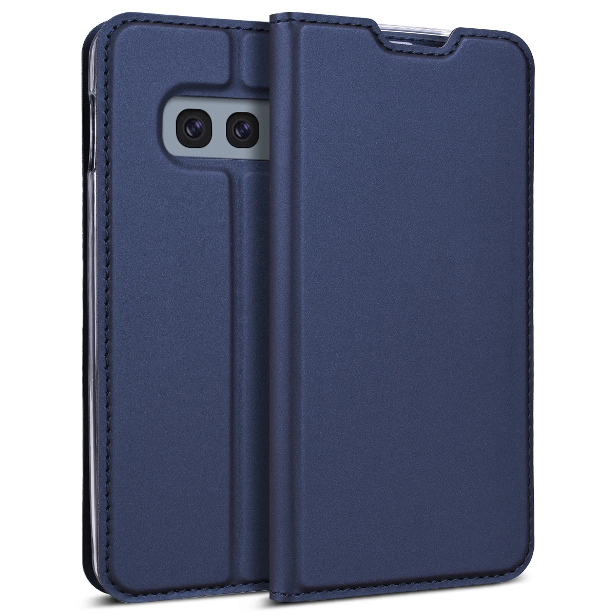 

Luxury Flip Case For Samsung Galaxy S10 lite Cover Leather For Plain Shockproof Wallet Card Cover For Samsung S10 Lite Case