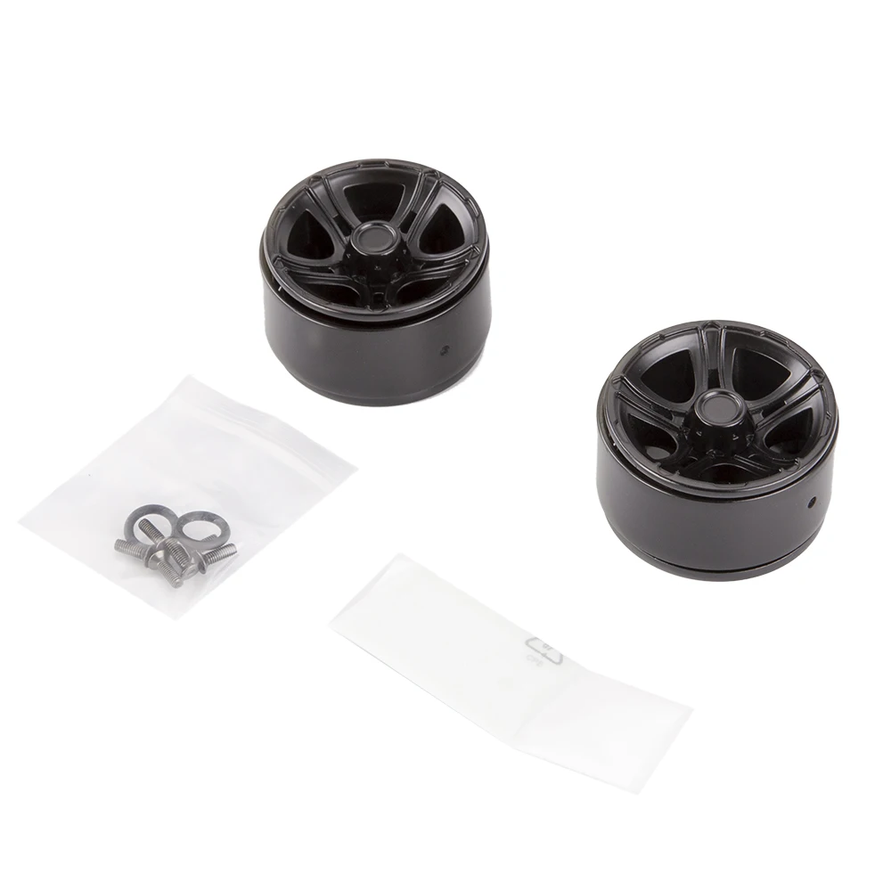 

2PCS RC Car 1.55 Inch Aluminum Alloy Wheel Hub Rim Set for 1/10 Axial SCX10 RC4WD D90 Traxxas TRX-4 RC Rock Crawler