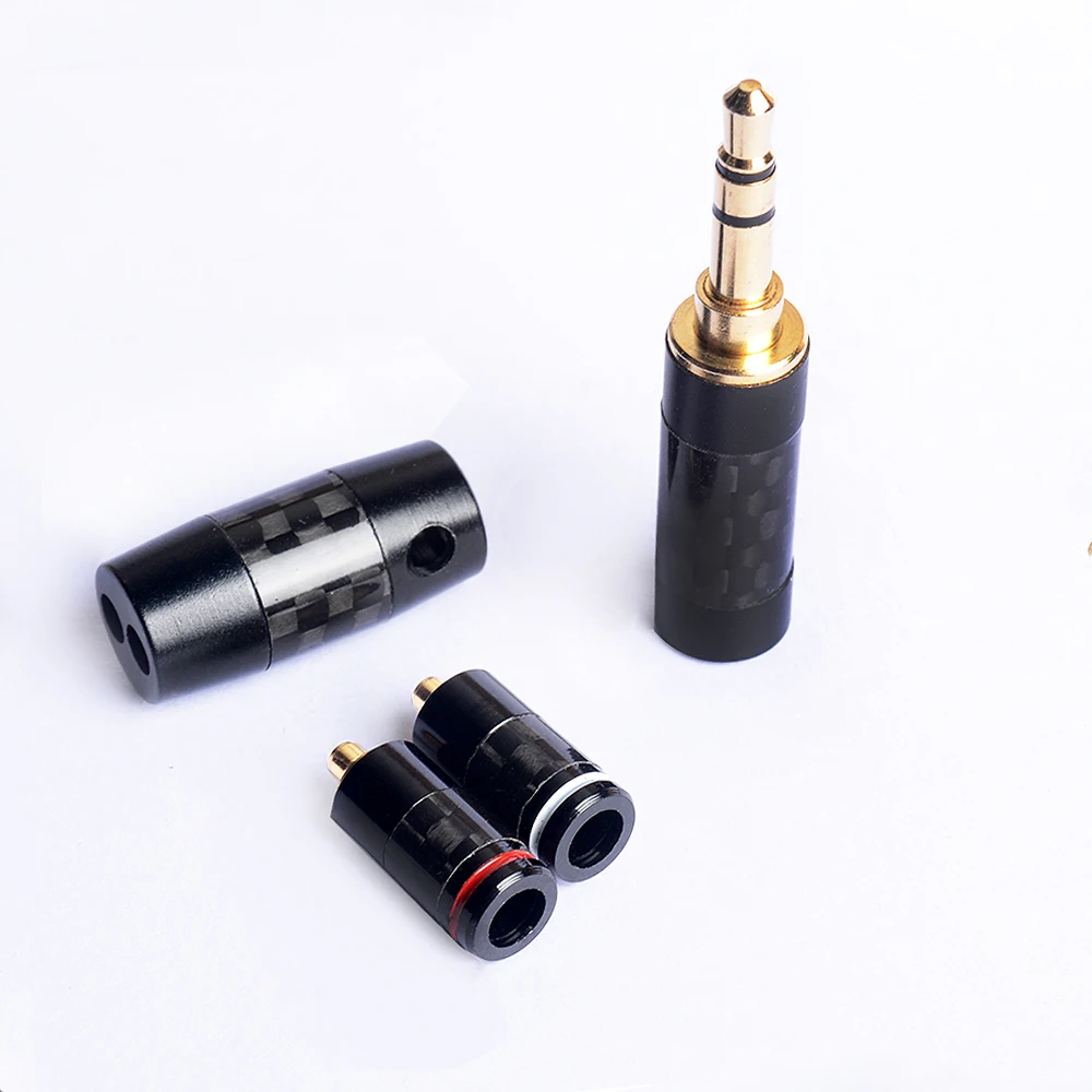 Okscc MMCX Интерфейс 3 5 мм штекер DIY HiFi кабель для наушников набор аксессуаров из