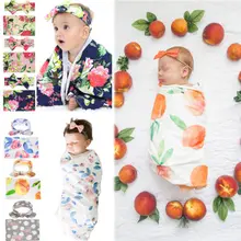 Новорожденный реквизит Одеяло ткань полотенца Обёрточная бумага девочек аксессуары для волос оголовье