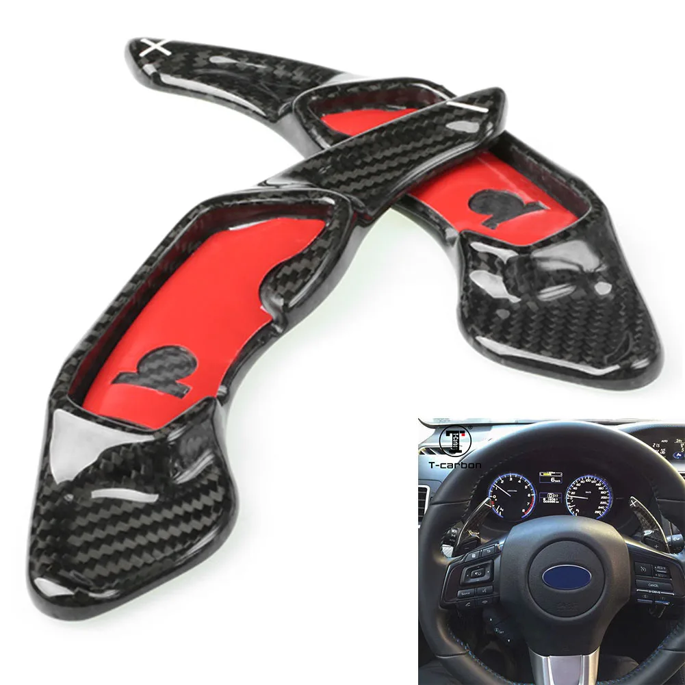 

DSG Car Steering Wheel Paddle Shifter Extension for Subaru BRZ Forester(SJ) Legacy Impreza /For Toyota GT86 Real Carbon Fiber