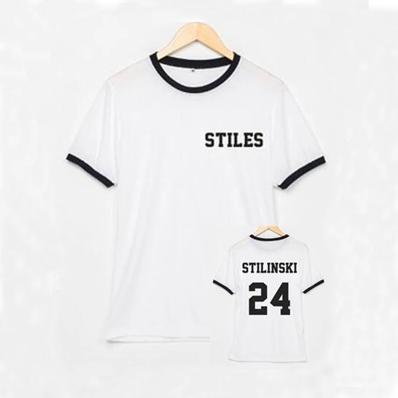 Teen Wolf STILES STILINSKI 24 Ringer Tees Tumblr Shirts Cotton Tops for Women T Shirt Causal Graphic Tshirts Streetwear T-Shirt Teen Wolf STILES STILINSKI 24 Ringer Tees Tumblr Shirts Cotton Tops for Women T Shirt Causal Graphic Tshirts Streetwear T-Shirt