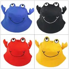 Детская Рыбацкая шляпа Кепка с мультяшным тазом Панамы кепки для путешествий на открытом воздухе Зонтик Милая рыболовная шляпа для детей девочек мальчиков