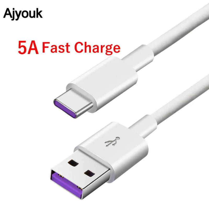 5A Usb3.1 Type C супер быстрый кабель для зарядки данных Huawei Mate9 10 Pro P10 Plus 1 м|Кабели