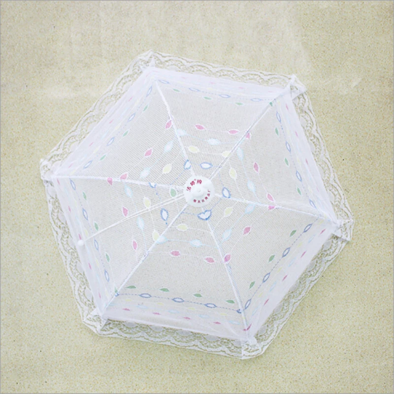 

1xKitchen Food Cover Tent Umbrella Outdoor Camp Cake Covers Mesh Net Mosquito