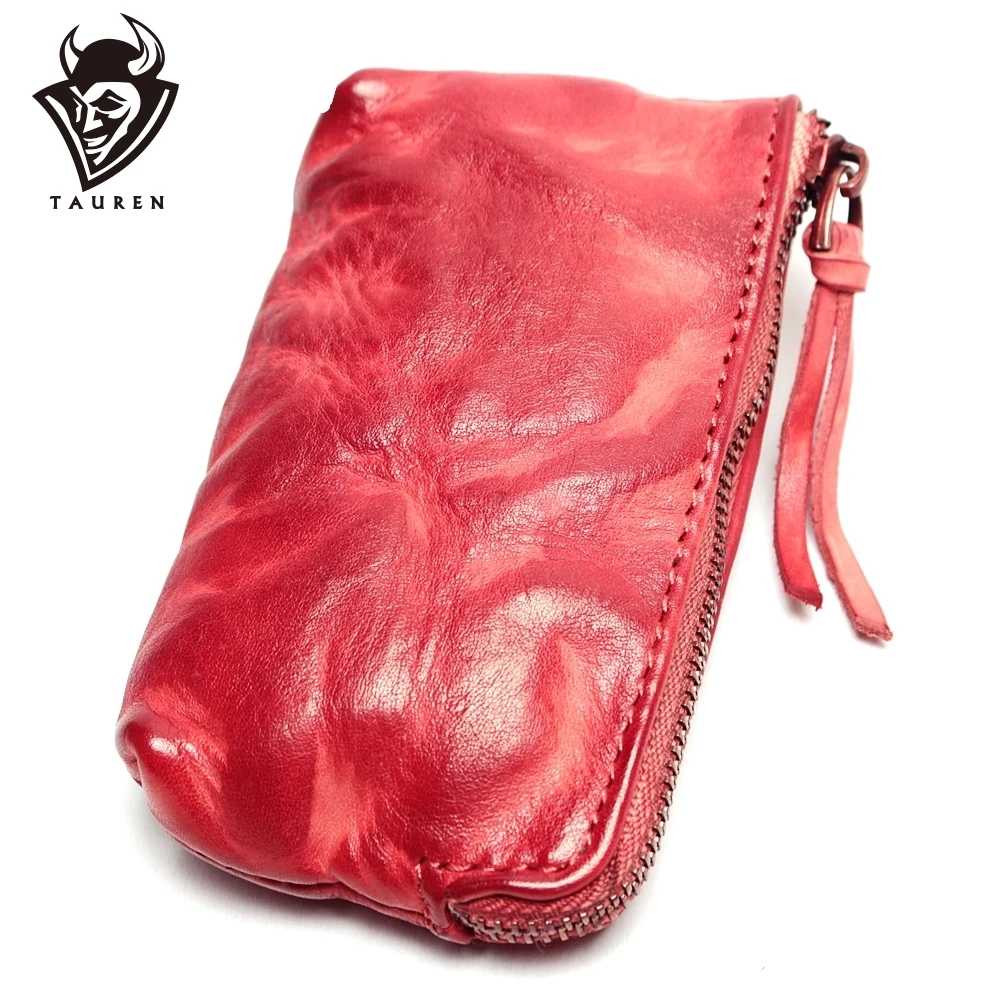 

The First Layer Of Leather Min Wallet Small Coin Purse Fashion Pleated Light And Light Out Of The Sale Silver Coin Bag