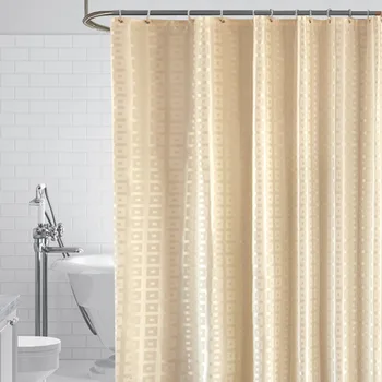 

T Buffalo Plaid Hotel Bath Shower Curtains Waterproof Mouldproof Thicken Bathroom Curtain Curtain Toilet Partition Roller Blind