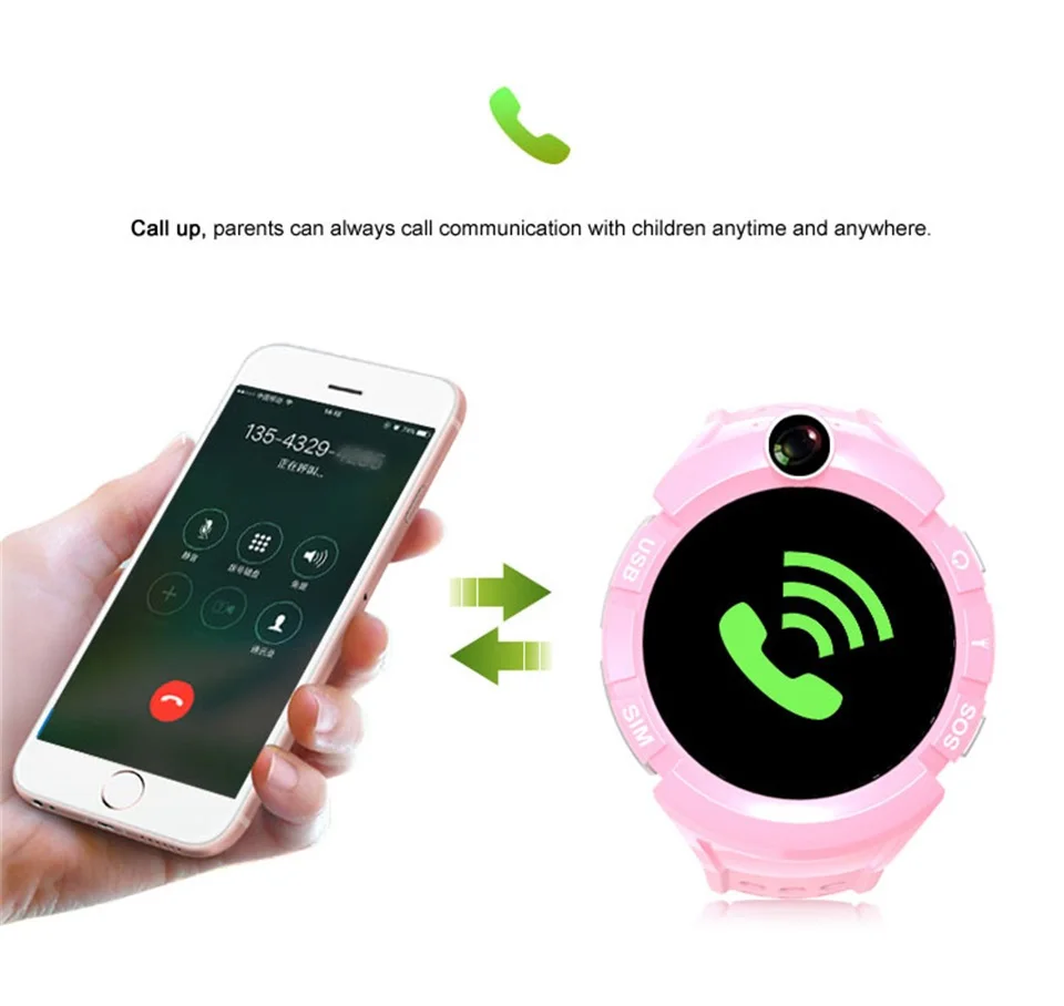 Быстрая доставка Смарт часы дети с камерой фонарик телефон для детей gps wifi
