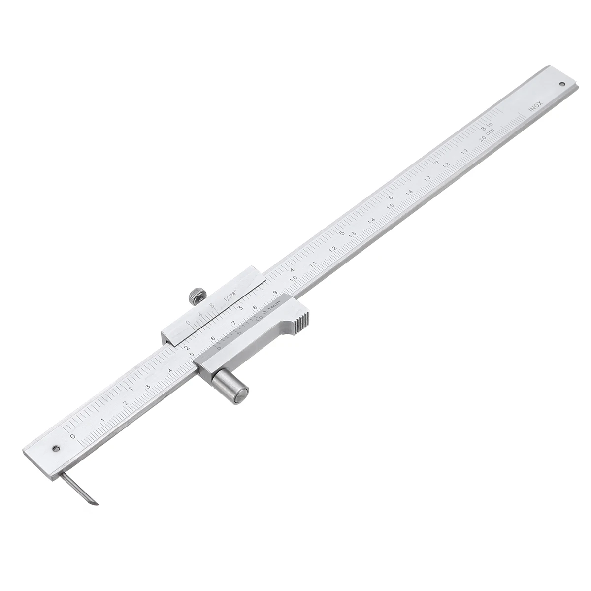 Ruler Gauge Caliper Range 0 200mm Stainless Steel Ruler Measuring Tool