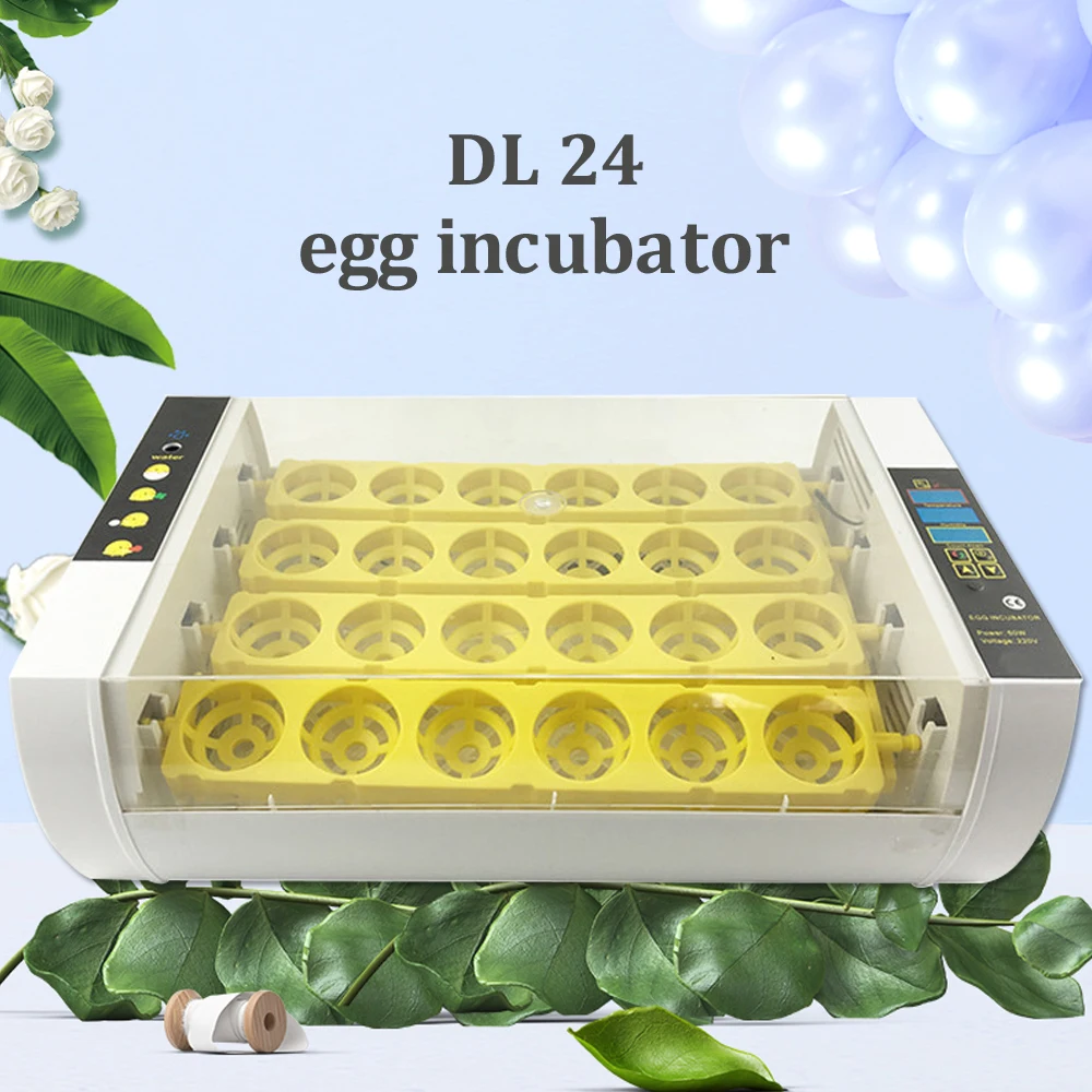

Mini Home Farm Eggs Incubator Hatching Poultry Farming Equipment 24 Egg Hatcher Automatic Controller Chickens Ducks hatchry