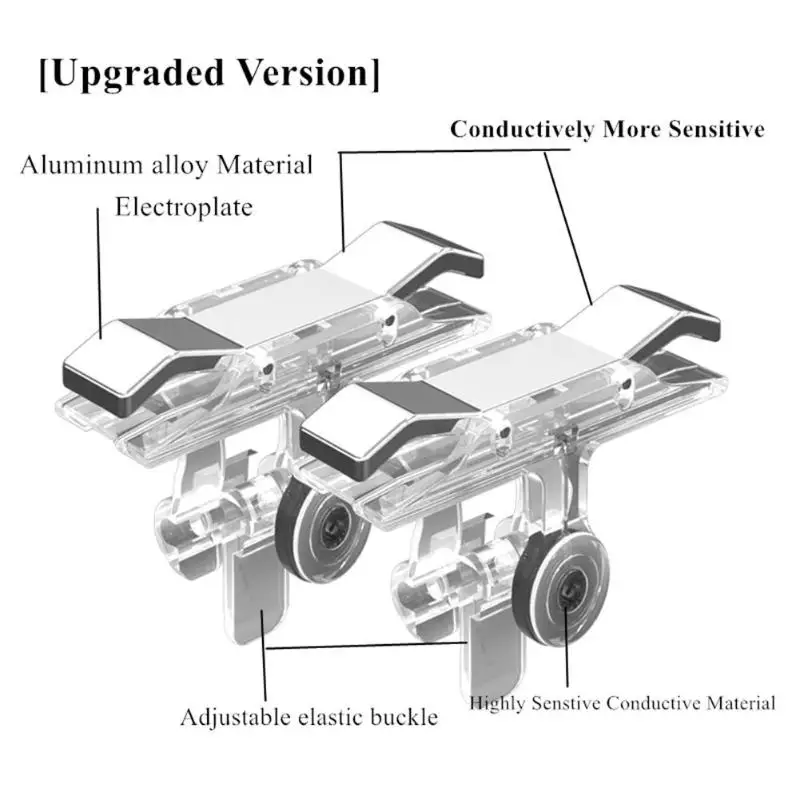 2 шт Мобильный телефон игровой захват стрельба триггер для игры в пабе держатель огонь Кнопка игровой контроллер геймпад джойстик для PUBG