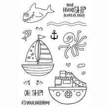 

ship Transparent Clear Silicone Stamp/Seal for DIY scrapbooking/photo album Decorative clear stamp