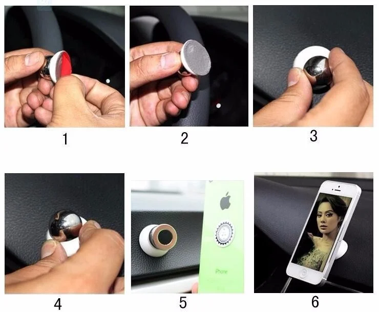 

Car Mobile Phone GPS Magnet Holder Stand Support Flexible Cell Hand Phone Holder for iPhone 7/7S Plus 6 6s DJA99